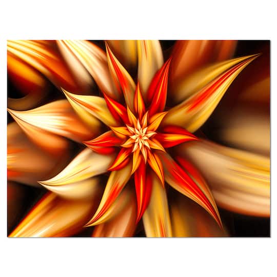 Designart - Beautiful Brown Flower Petals